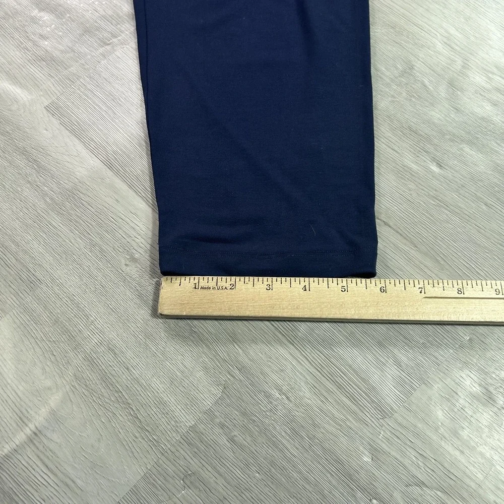 Eileen Fisher Pants Womens L Blue Jersey Knit Pull On Relaxed Stretch - Picture 11 of 12